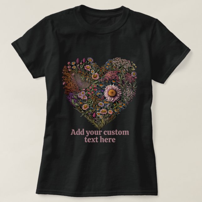 Cartoon Blumencotgore, Blume Lover T-Shirt (Design vorne)