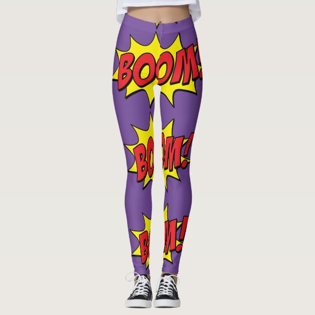 Cartoon Boom Thunder_Cove Leggings (Vorderseite)