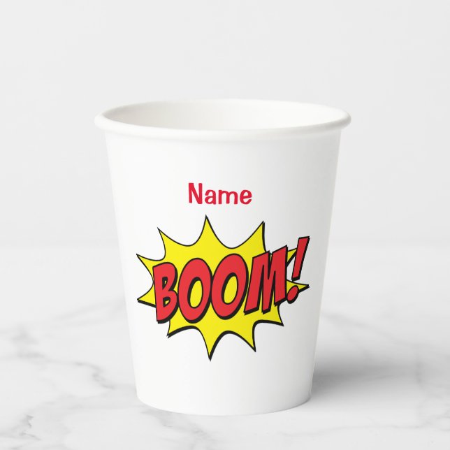 Cartoon Boom Thunder_Cove Pappbecher (Vorderseite)