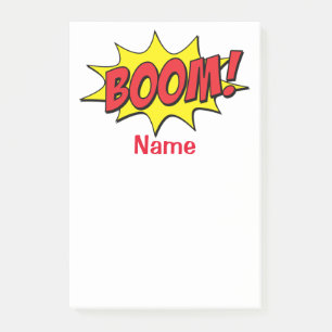 Cartoon Boom Thunder_Cove Post-it Klebezettel