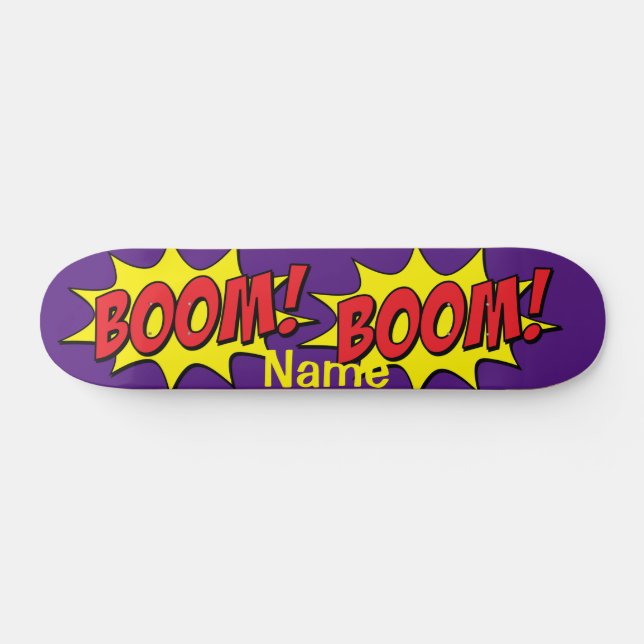 Cartoon Boom Thunder_Cove Skateboard (Horizontal)
