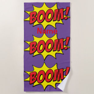 Cartoon Boom Thunder_Cove Strandtuch