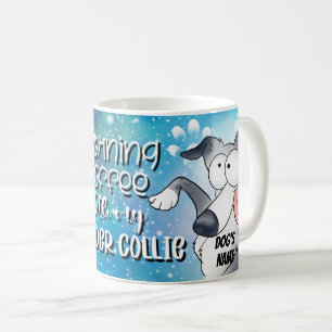 Cartoon Border Collie Dog Kaffee Tasse, Cup Kaffeetasse