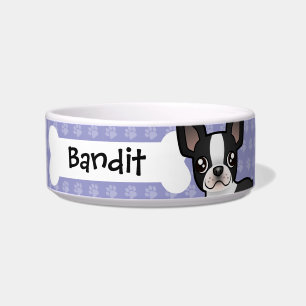 Cartoon-Boston-Terrier Napf