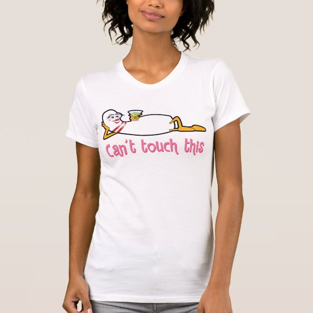 Cartoon-Bowlings-Button-Shirt - nicht kann Touch T-Shirt (Vorderseite)