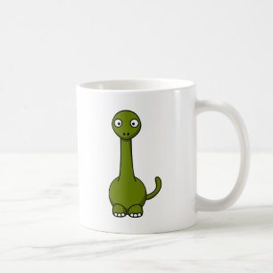 Cartoon Brontosaurus Tasse