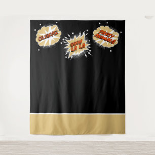 Cartoon Bubbles Quotes Hochzeitsgeschenk Hintergru Wandteppich