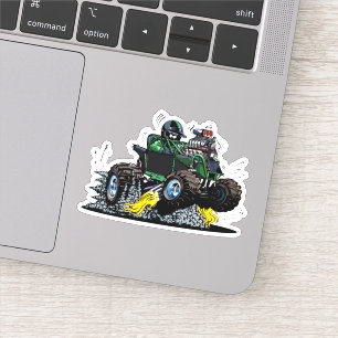 Cartoon Buggy Aufkleber