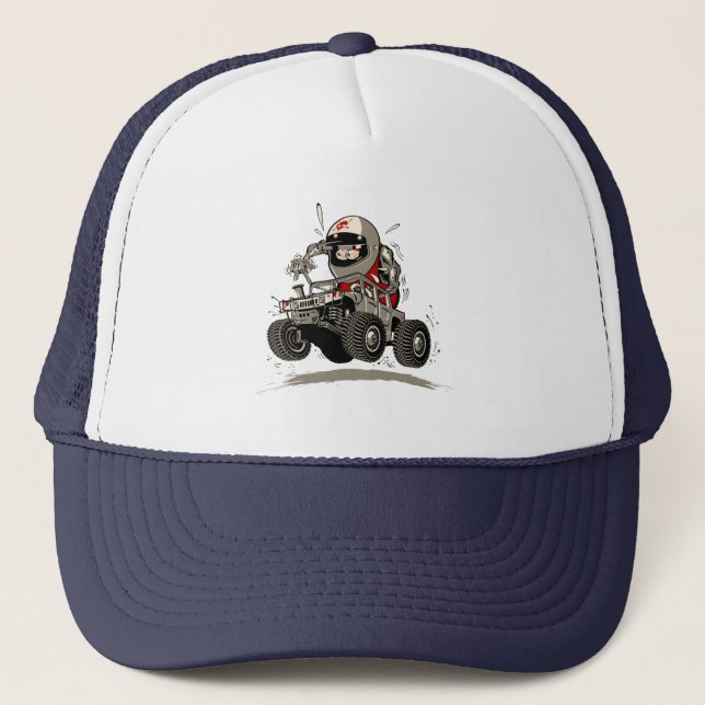 Cartoon Buggy Truckerkappe (Vorderseite)