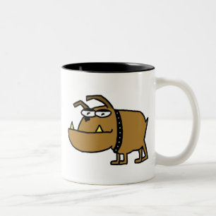 Cartoon Bulldog Tasse