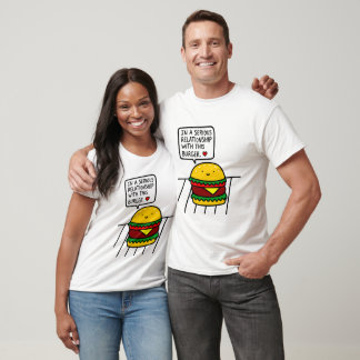 Cartoon Burger T - Shirt