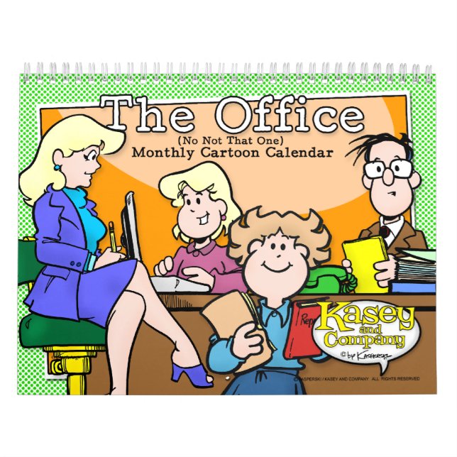 Cartoon-Bürokalender Kalender (Titelbild)