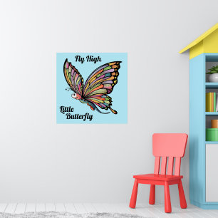 Cartoon Butterfly Personalisiert Poster