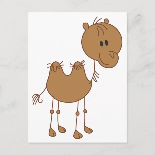 Cartoon Camel Postkarte (Vorderseite)