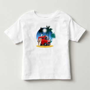 Cartoon Camper Kleinkind T-shirt
