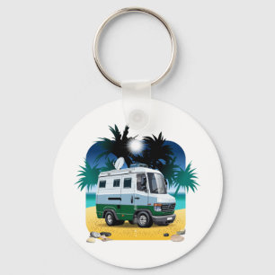 Cartoon Camper Schlüsselanhänger