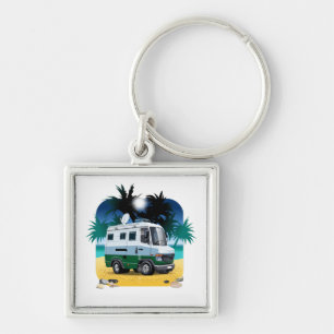 Cartoon Camper Schlüsselanhänger