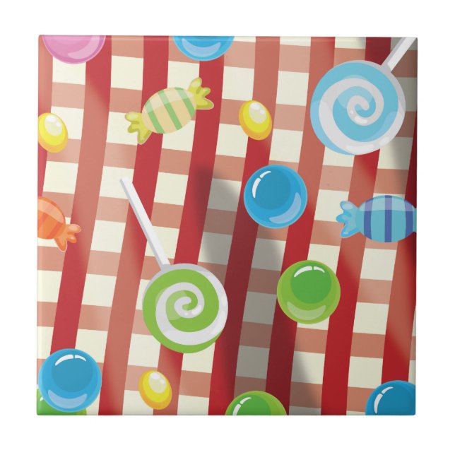 Cartoon Candy Fliese (Vorderseite)
