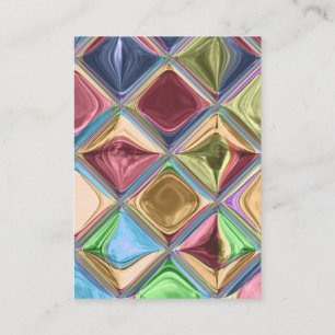 Cartoon Candydrops Mosaik Kunst, Dichtung und Musi Visitenkarte