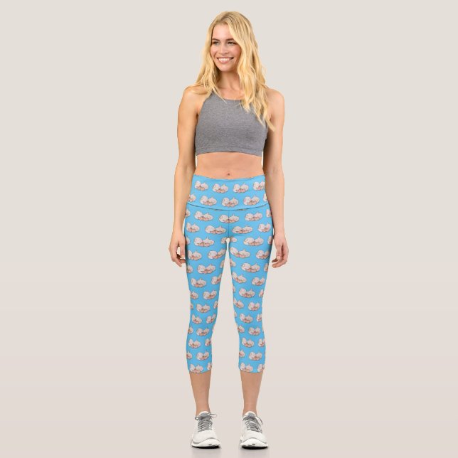 Cartoon Capri Leggings (Vorderseite)