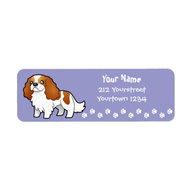 Cartoon Cavalier King Charles Spaniel (Vorne)