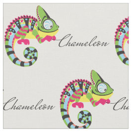 Cartoon Chameleon Stoff