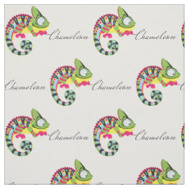 Cartoon Chameleon Stoff