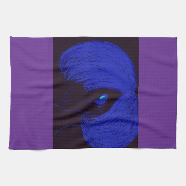 Cartoon Character Art Kitchen Towel Geschirrtuch (Horizontal)