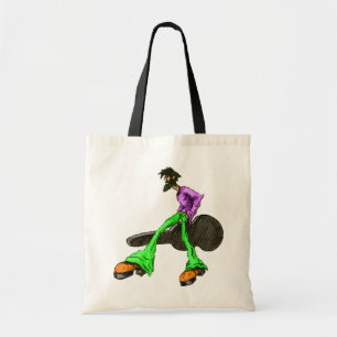 Cartoon-Charakter von Funky Hipster Guitar Tragetasche