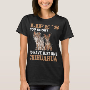 Cartoon Chihuahua liebt Niedliche Chiwawa Kleine H T-Shirt