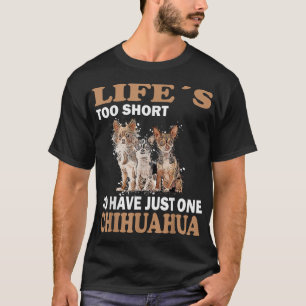 Cartoon Chihuahua liebt Niedliche Chiwawa Kleine H T-Shirt