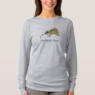 Cartoon Chipmunk mit Sprichwort T-Shirt