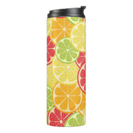 Cartoon Citrus Thermosbecher
