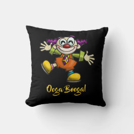 Cartoon Clown Ooga Booga Kissen