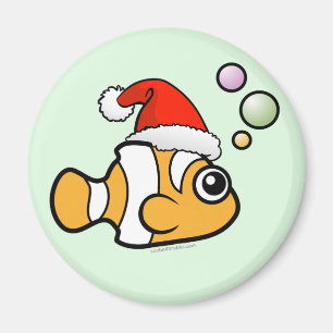 Cartoon Clownfish Sankt Magnet