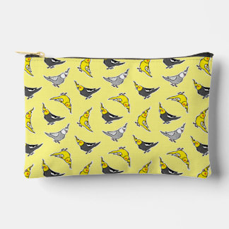 Cartoon Cockatiels Pattern Zubehörtasche
