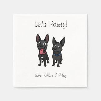 Cartoon Cocktailserviette Serviette