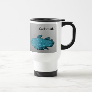 Cartoon Coelacanth Reisebecher