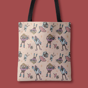 Cartoon Coffee Bean Dance Party