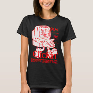 Cartoon-Computerfigur aus den 90er Jahren T-Shirt