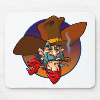 Cartoon-Cowboy Mousepad