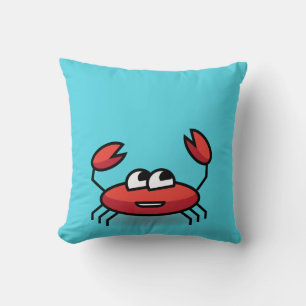 Cartoon Crab - Critter Kissen