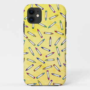 Cartoon Crayon Pattern Case-Mate iPhone Hülle