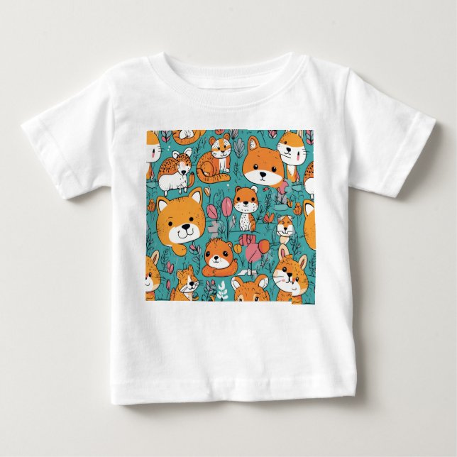 Cartoon Craze: Adorable Baby T-Shirt Collection"? (Vorderseite)