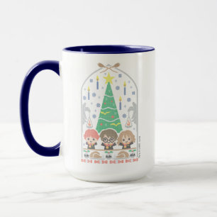 Cartoon Cross-Stitch HOGWARTS™ Weihnachtsfest Tasse