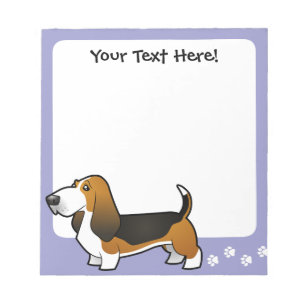 Cartoon-Dachshund-Jagdhund Notizblock