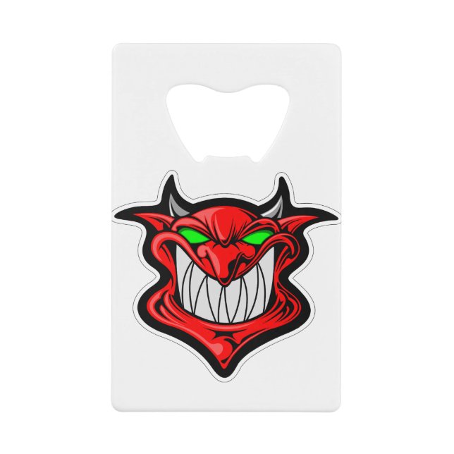 Cartoon-Dämon Geldbeutel Flaschenöffner (Vorderseite)