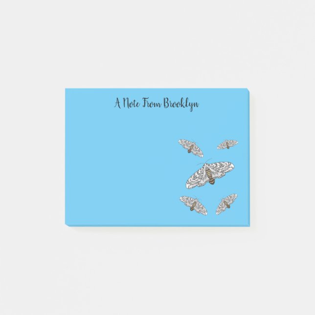 Cartoon-Darstellung von Riesenleoparden Post-it Klebezettel (Vorderseite)