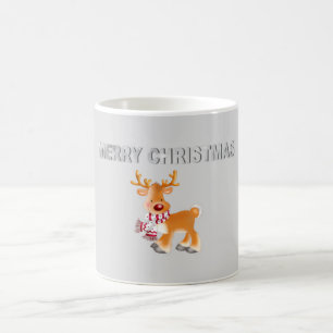 Cartoon Deer Coffee Tasse