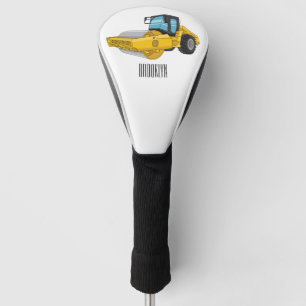 Cartoon der Straßenwalze Golf Headcover